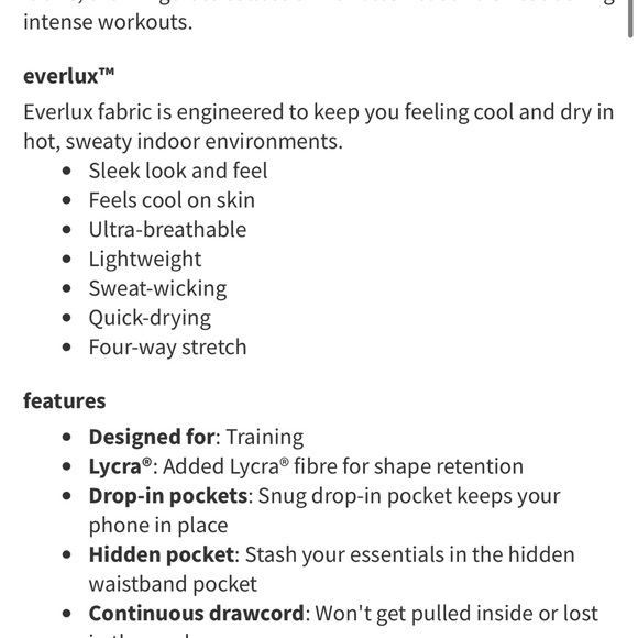 Lululemon Invigorate High-Rise Tight 25” - Picture 6 of 9